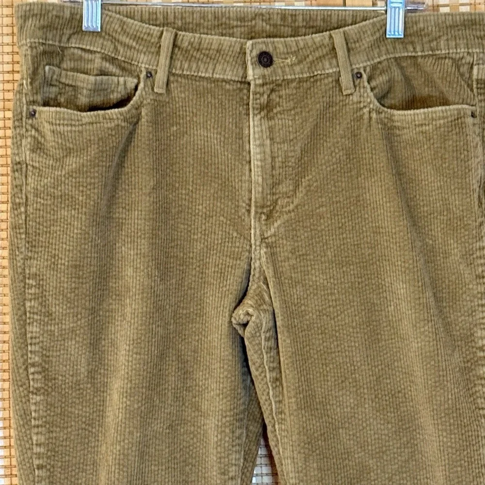 Levis Womens 33x30 Courdaroy Pants Beige Streetwear‎ Casual Outdoor Bohemian
